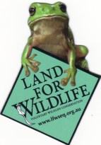 Land for Wildlife sign