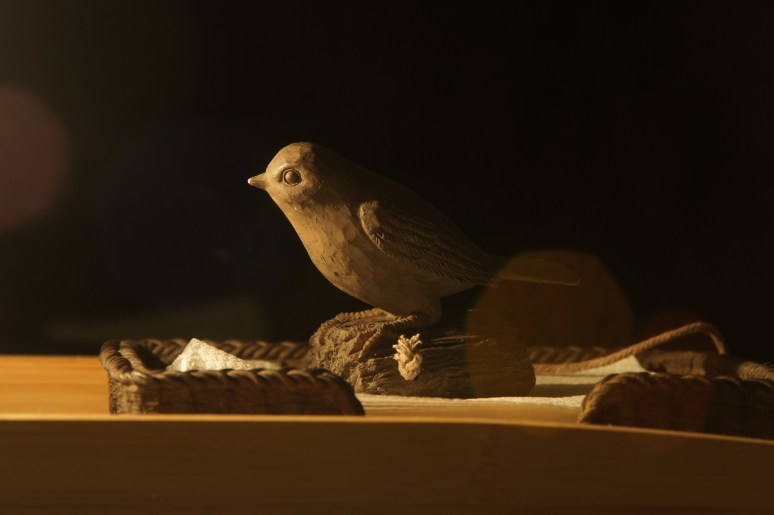 Bird by lamp light Sept 2014