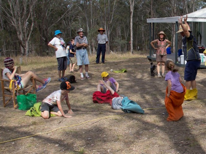 The finisher's dance 